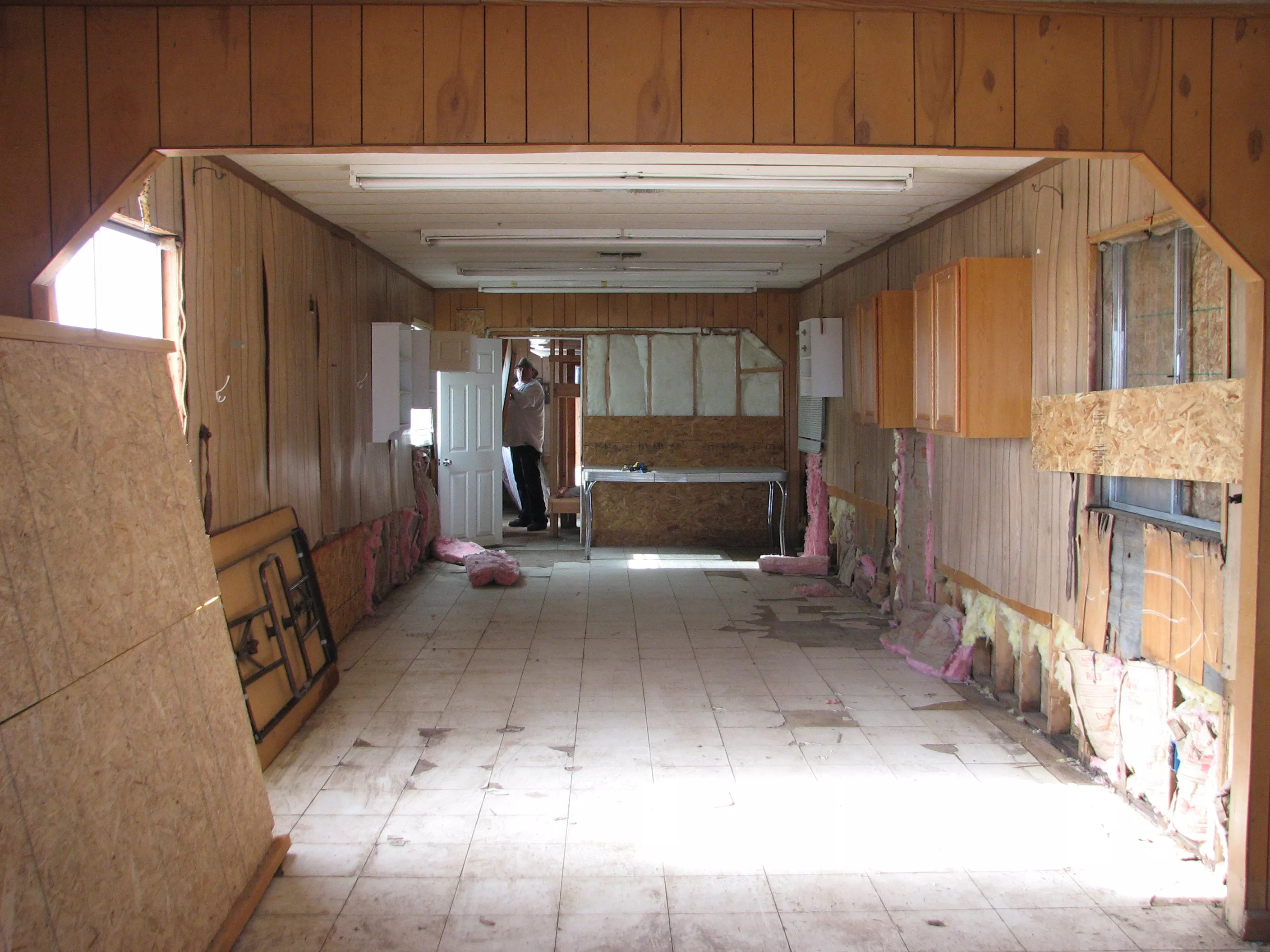 Inside of Home Under Construction